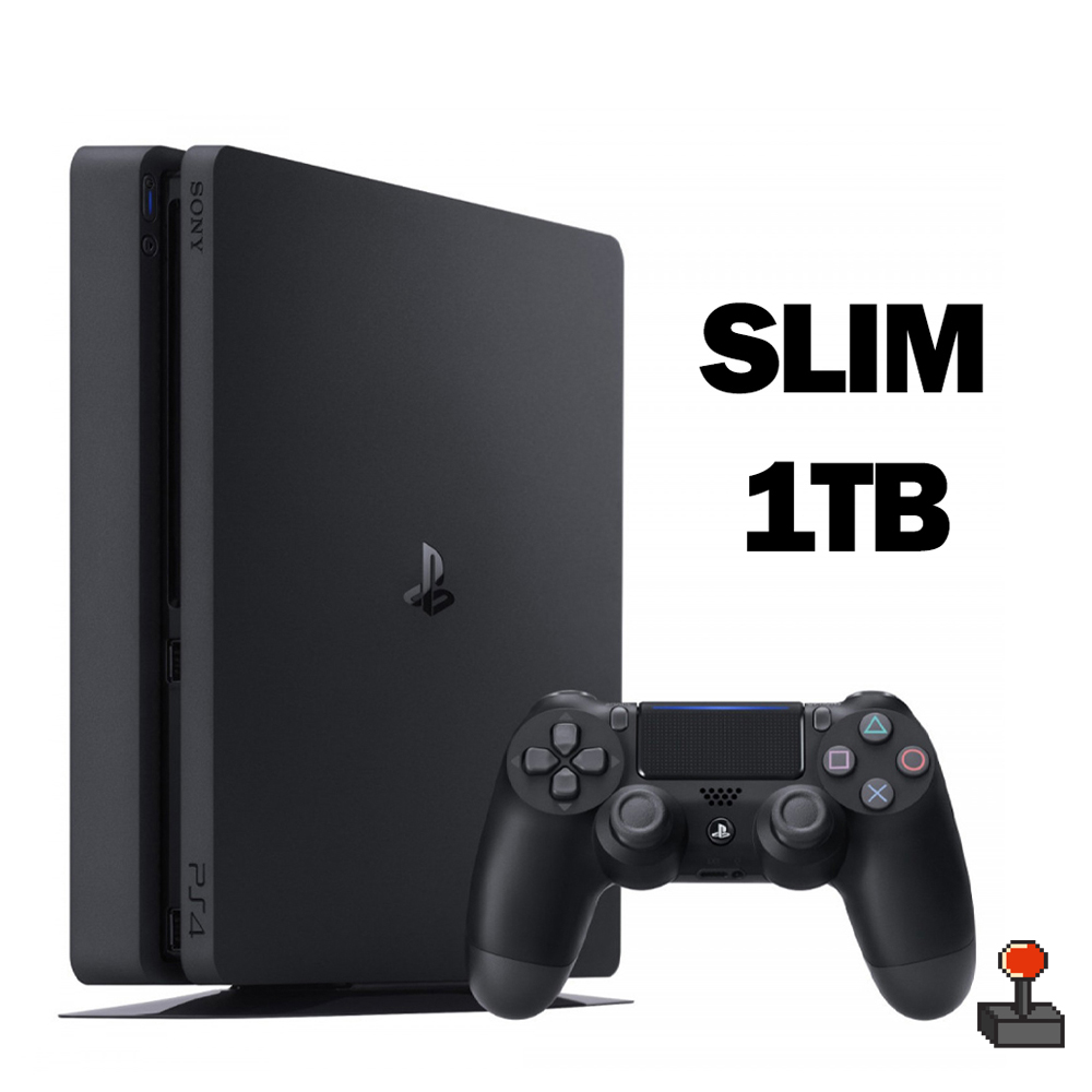 کنسول بازی Playstation 4 Slim ظرفیت 1 ترابایت نو آکبند فول بازی + گارانتی