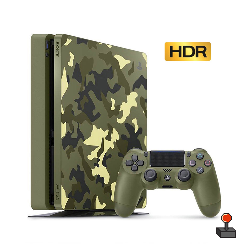 کنسول بازی Playstation 4 Slim یک ترابایت باندل CALL OF DUTY WW2 کارکرده