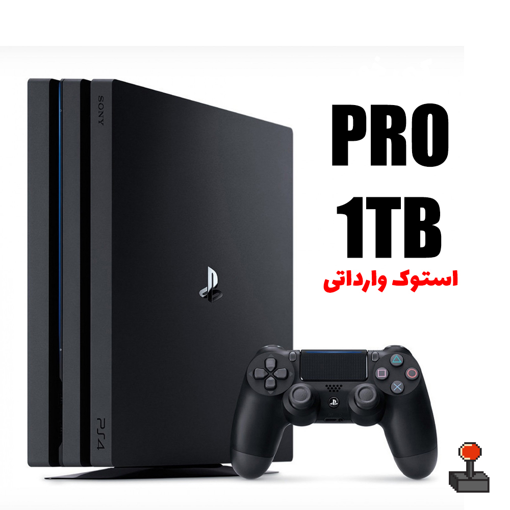 کنسول بازی Playstation 4 Pro یک ترابایت کارکرده درحدنو + دسته + گارانتی + بازی