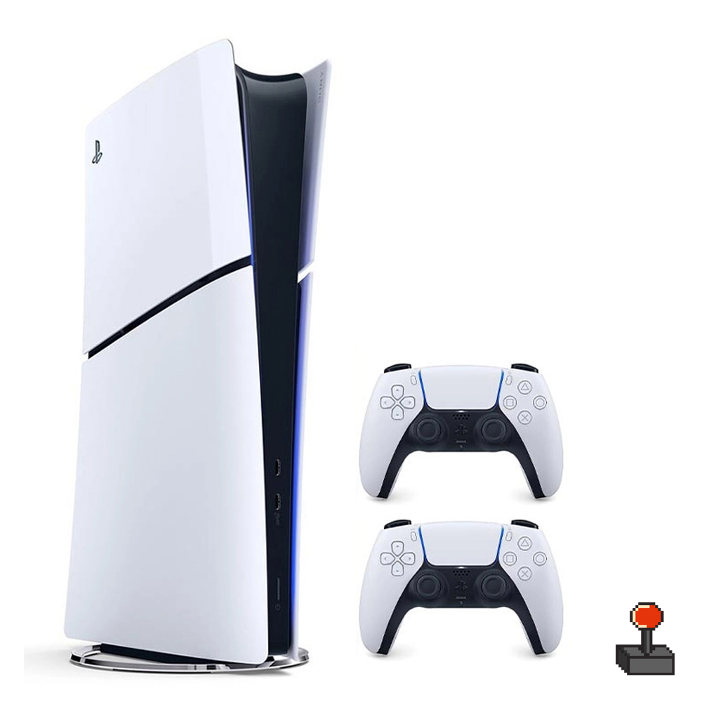پلی استیشن 5 اسلیم نسخه دیجیتال نو اصلی - دو دسته با گارانتی + بازی