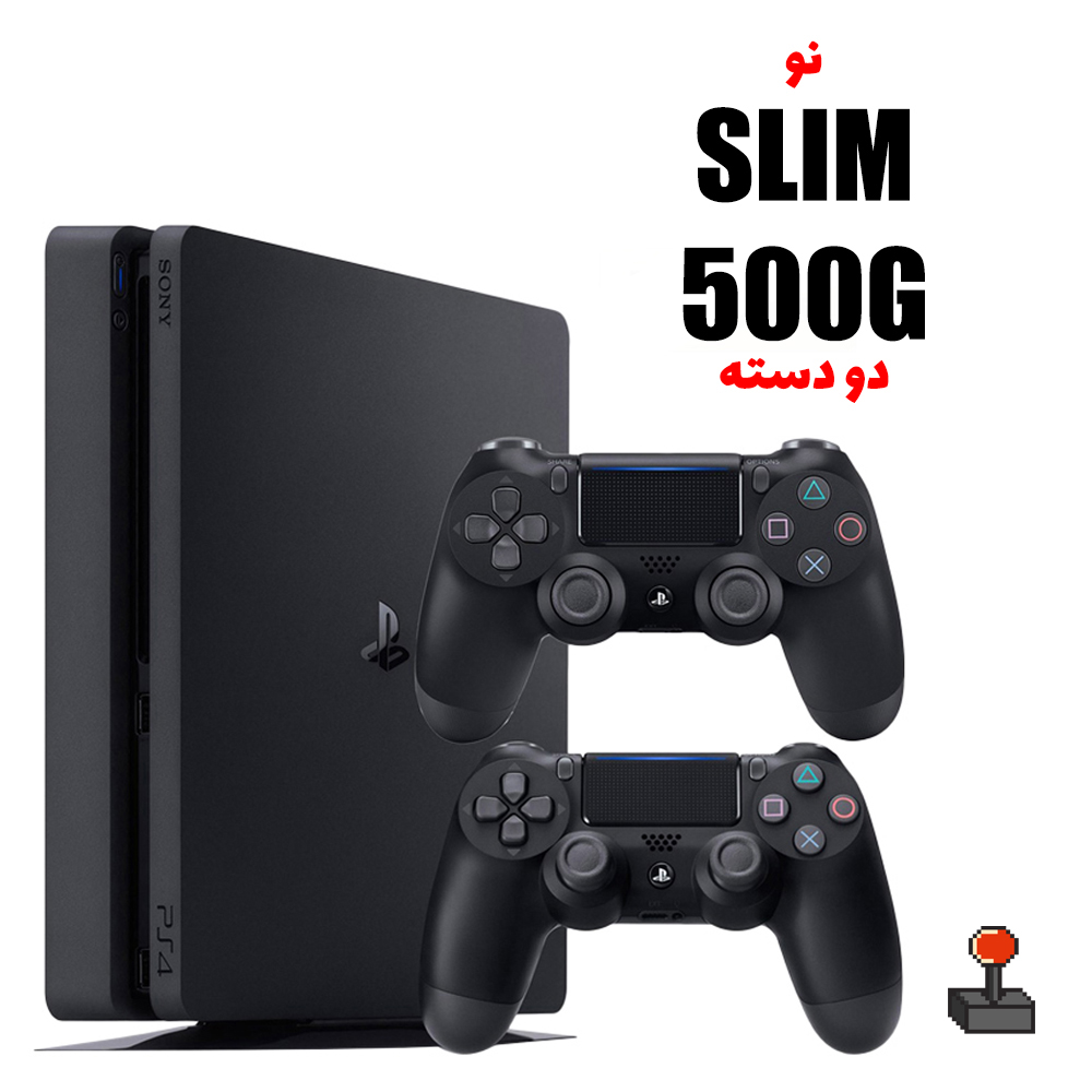 کنسول بازی Playstation 4 Slim 500GB نو دو دسته